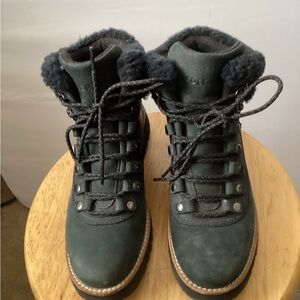 Cole Haan  dark blue Leather Boots